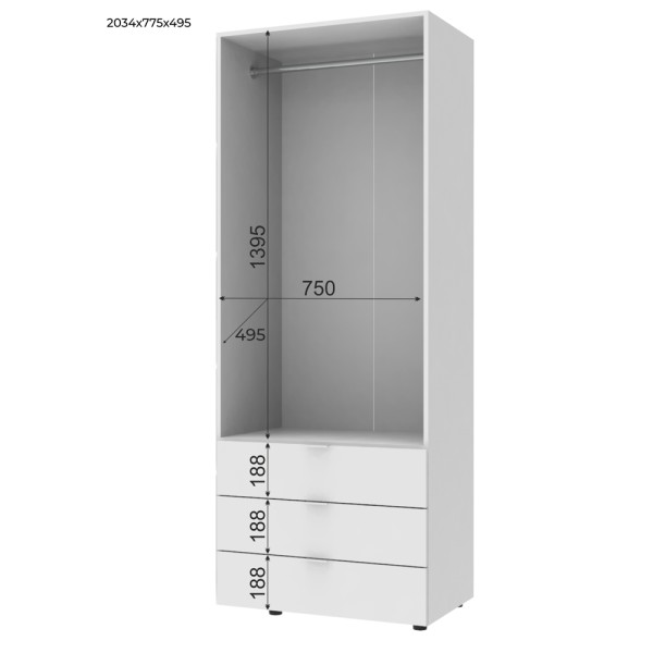 Шафа для одягу Гелар 2+4 – Вибір для вашої спальні