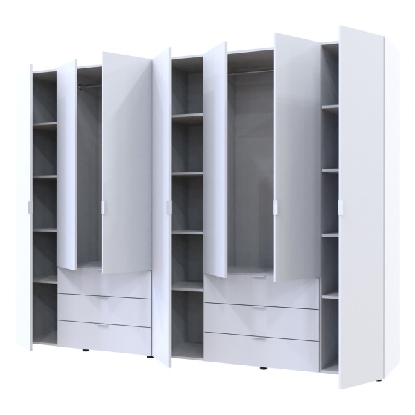 Шафа для одягу Гелар 3+4 — практичне та стильне рішення для вашої спальні