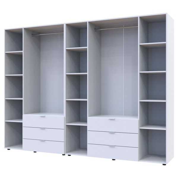 Шафа для одягу Гелар 3+4 — практичне та стильне рішення для вашої спальні