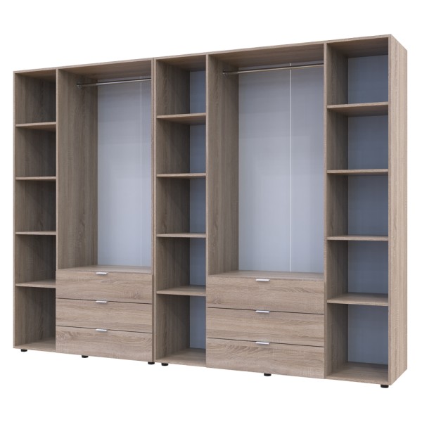 Шафа для одягу Гелар 3+4 — практичне та стильне рішення для вашої спальні