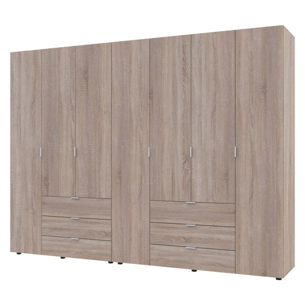 Шафа для одягу Гелар 3+4 — практичне та стильне рішення для вашої спальні