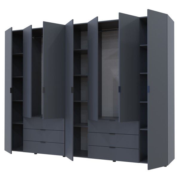 Шафа для одягу Гелар 3+4 — практичне та стильне рішення для вашої спальні