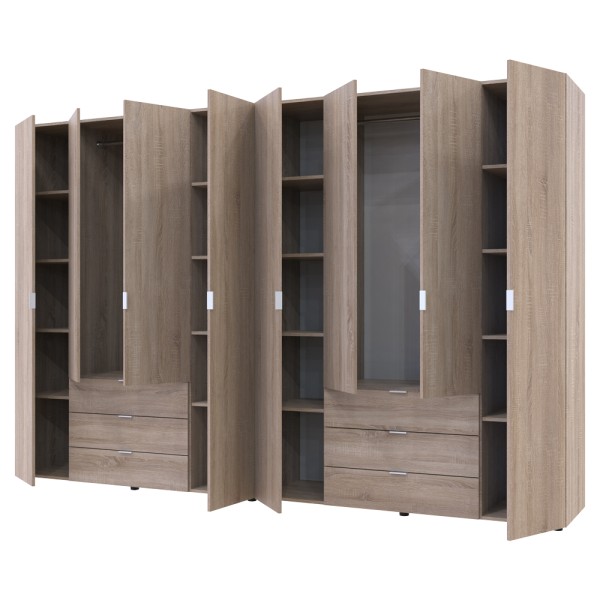 Шафа для одягу Гелар 4+4: стиль та зручність для вашої спальні