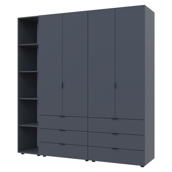 Шафа для одягу Гелар 2 з етажеркою