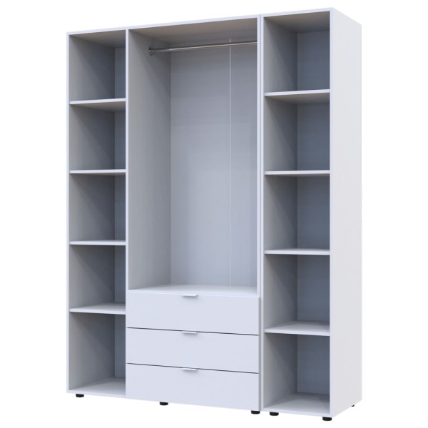 Шафа для одягу Гелар 3 з етажеркою – купити в Elite Mebel