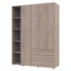 Шафа для одягу Гелар 3 з етажеркою – купити в Elite Mebel