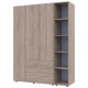 Шафа для одягу Гелар 3 з етажеркою – купити в Elite Mebel