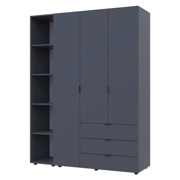 Шафа для одягу Гелар 3 з етажеркою – купити в Elite Mebel