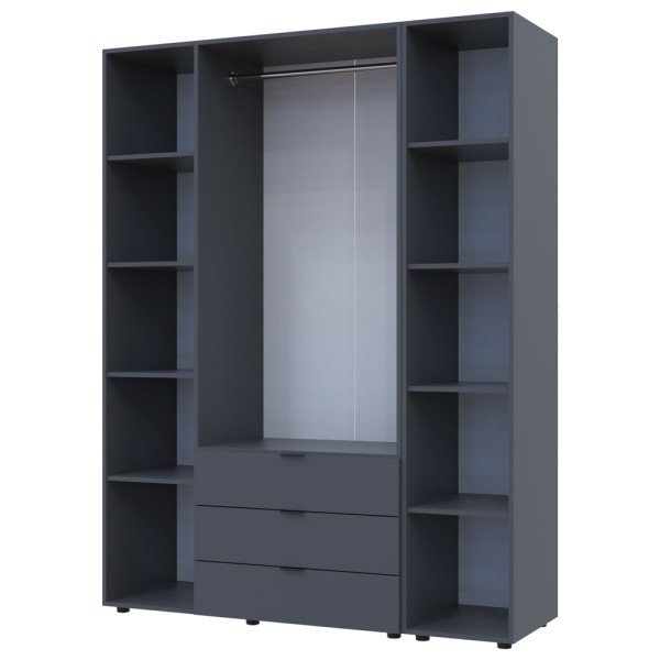 Шафа для одягу Гелар 3 з етажеркою – купити в Elite Mebel