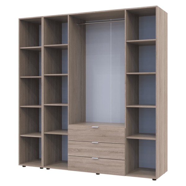 Шафа для одягу Гелар 4 з етажеркою – Стиль і функціональність для вашої спальні