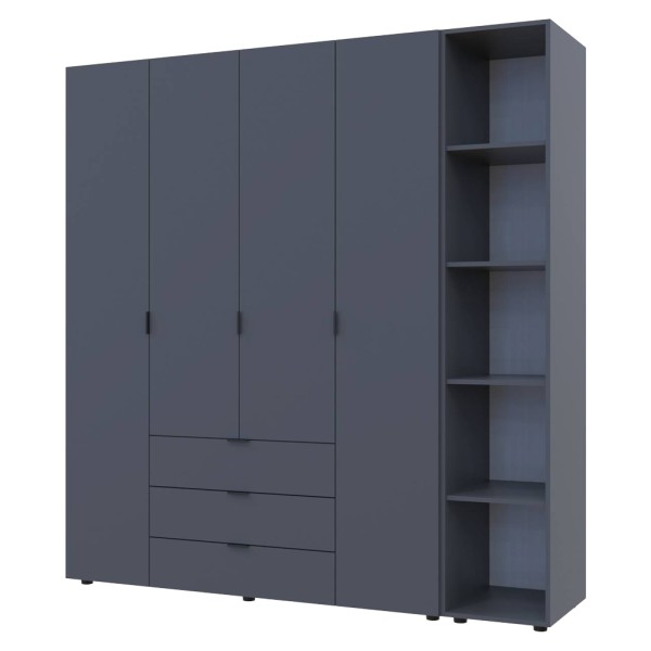 Шафа для одягу Гелар 4 з етажеркою – Стиль і функціональність для вашої спальні