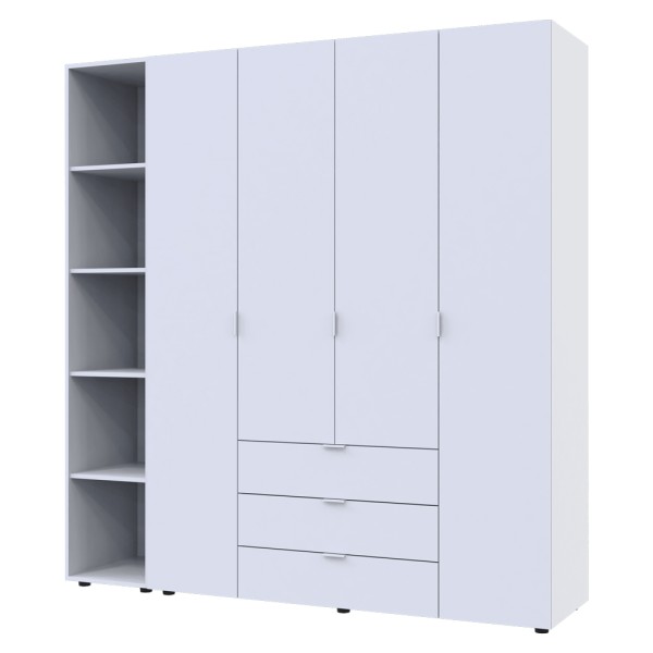 Шафа для одягу Гелар 4 з етажеркою – Стиль і функціональність для вашої спальні