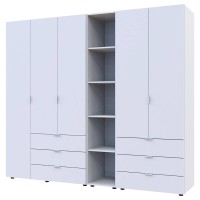 Шафа для одягу Гелар 2+3 з етажеркою