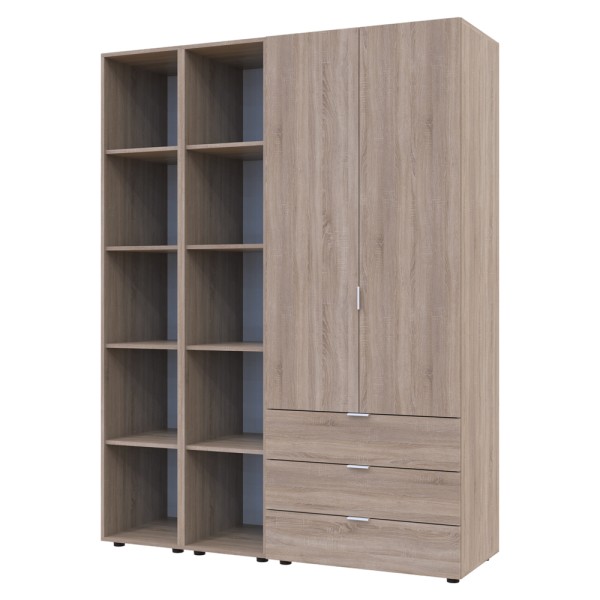 Шафа для одягу Гелар 2 з етажерками