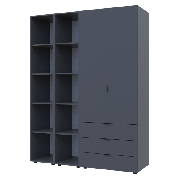 Шафа для одягу Гелар 2 з етажерками