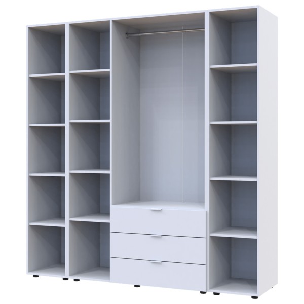 Шафа для одягу Гелар 3 з 2-ма етажерками – стильна і функціональна меблі для спальні