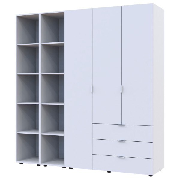 Шафа для одягу Гелар 3 з 2-ма етажерками – стильна і функціональна меблі для спальні