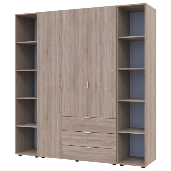 Шафа для одягу Гелар 3 з 2-ма етажерками – стильна і функціональна меблі для спальні