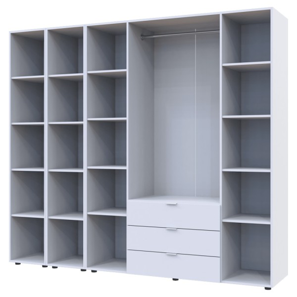 Шафа для одягу Гелар 4 з 2-ма етажерками