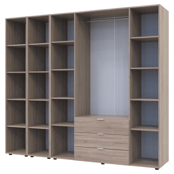 Шафа для одягу Гелар 4 з 2-ма етажерками