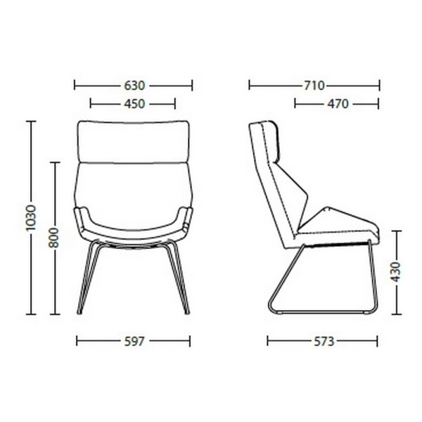Крісло Aura CFS Chrome — ідеальний вибір для будь-якого інтер'єру