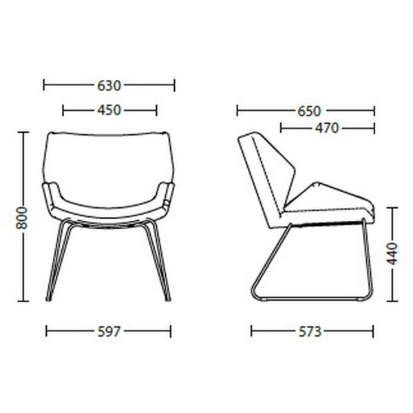 Крісло Aura LB CFS Chrome – зручність та стиль у кожній деталі