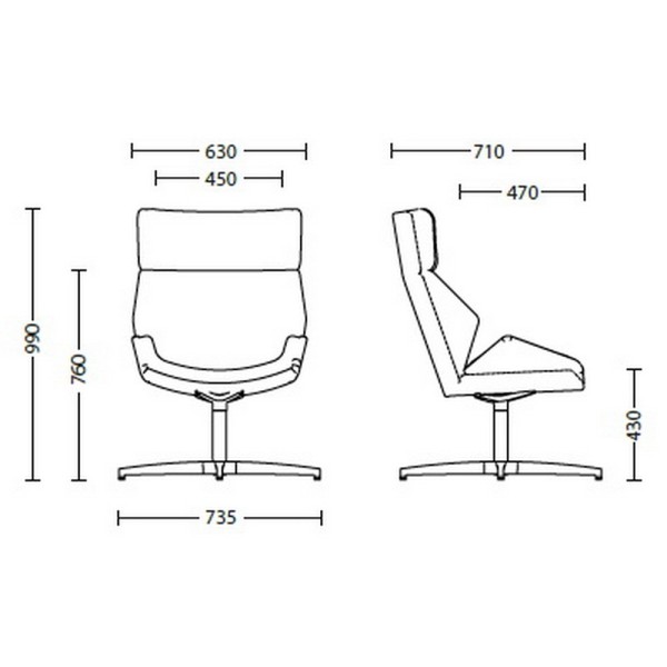 Крісло Aura Cross - стиль та комфорт для вашого інтер'єру