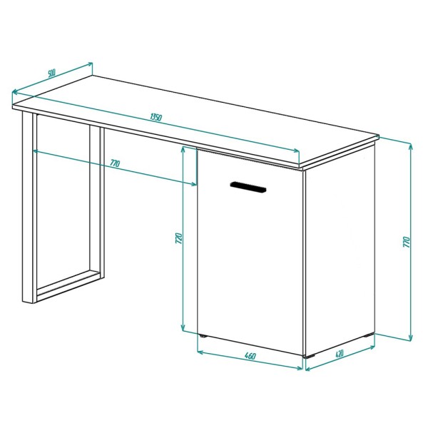 Стіл-трансформер Hobana Ш1 + Jambo: стильний, практичний та функціональний