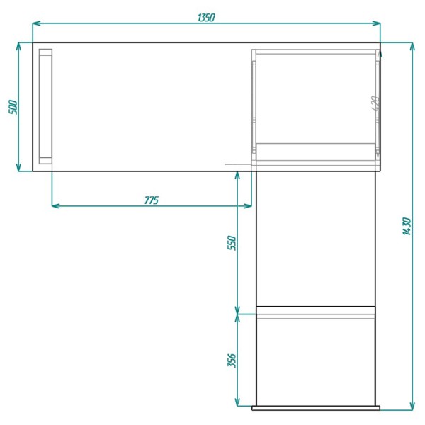 Стіл-трансформер Hobana Ш3 + Jambo - Меблі для вашого офісу
