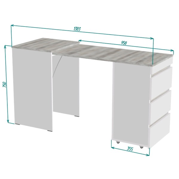 Стіл-комод трансформер Shiron