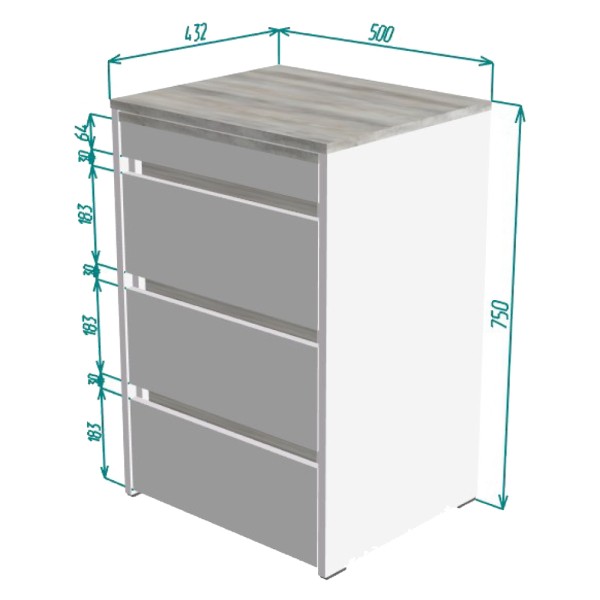 Стіл-комод трансформер Shiron