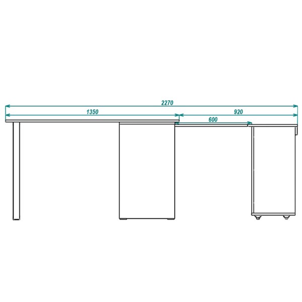 Стіл-трансформер Shiron + Jumbo — Ваш ідеальний вибір для дому та офісу