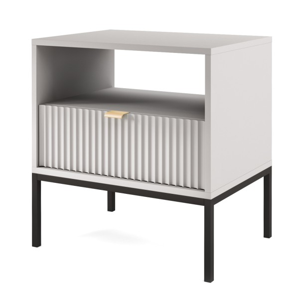 Тумба приліжкова Nova S54 grey — стиль та функціональність для вашої спальні