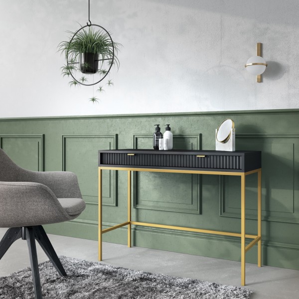 Туалетний столик Nova T104 Gold – мінімалізм і комфорт для вашої спальні