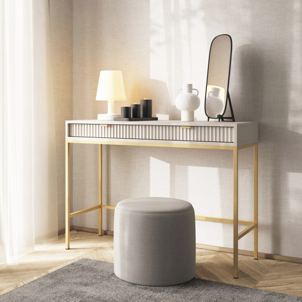 Туалетний столик Nova T104 Gold – мінімалізм і комфорт для вашої спальні