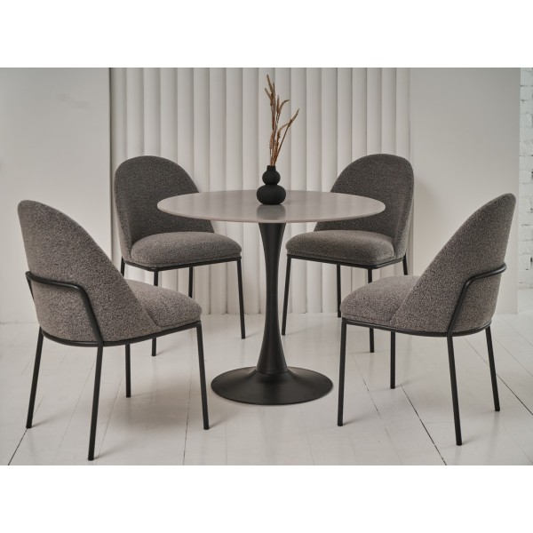 Стіл T-325 d-90 - стильний стіл для кухні та кафе