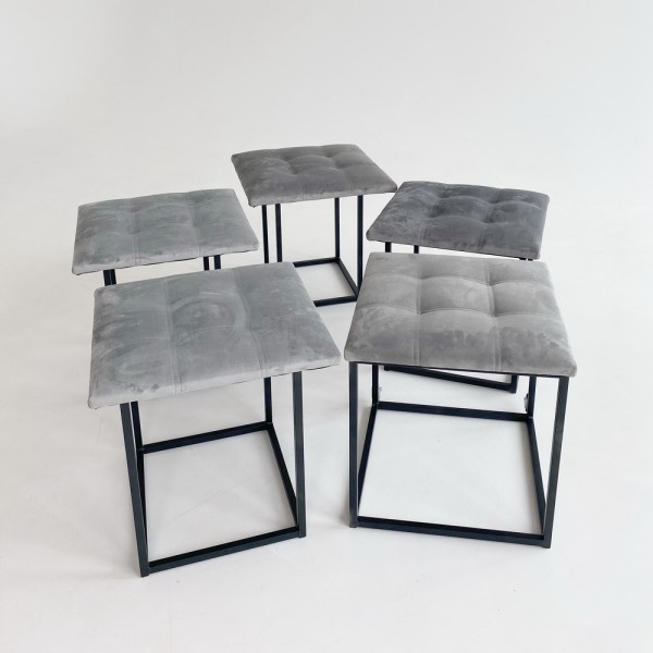 Пуф 5 в 1 метал — практичний трансформер для вашого дому