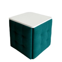 Пуф 5 в 1 зі столиком метал