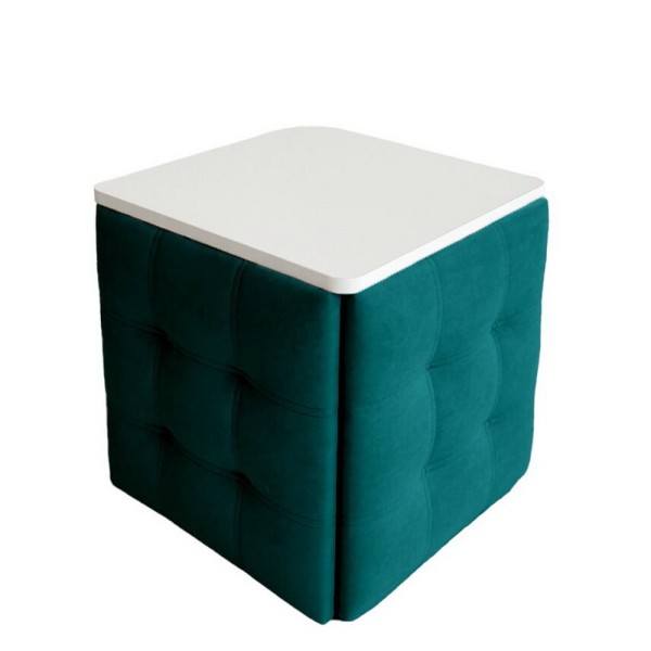 Пуф 5 в 1 зі столиком метал – універсальне рішення для дому