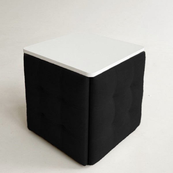 Пуф 5 в 1 зі столиком дерево - трансформер для вашого дому