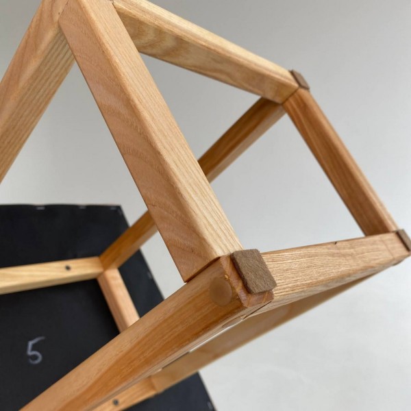 Пуф 5 в 1 зі столиком дерево - трансформер для вашого дому