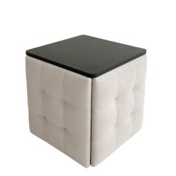 Пуф 5 в 1 зі столиком дерево