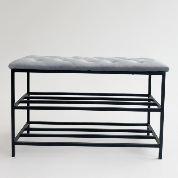 Банкетка з полицями для взуття