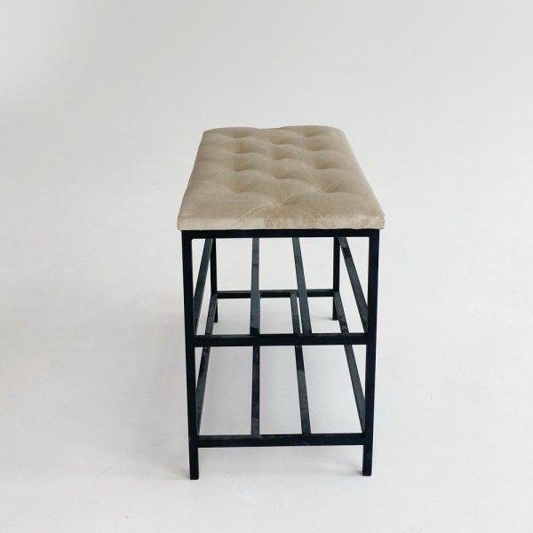 Банкетка з полицями для взуття