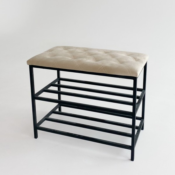Банкетка з полицями для взуття
