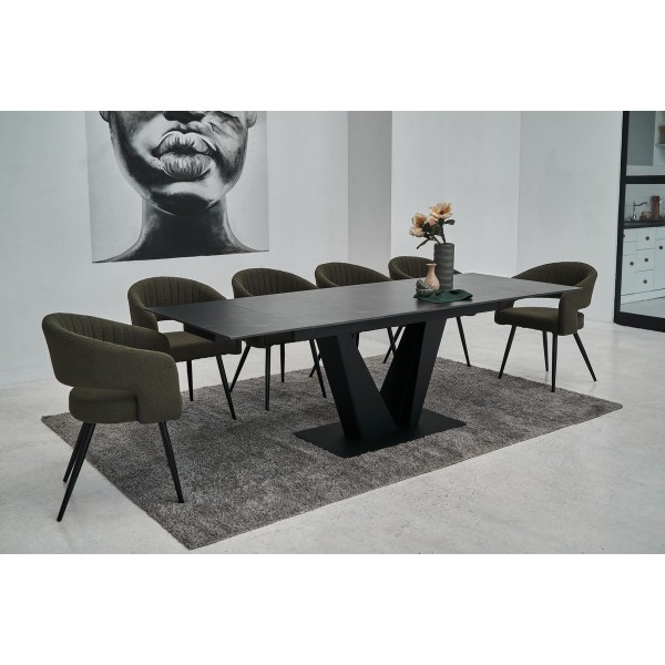 Стіл Алонцо TML-955 - сучасний розкладний стіл для кухні