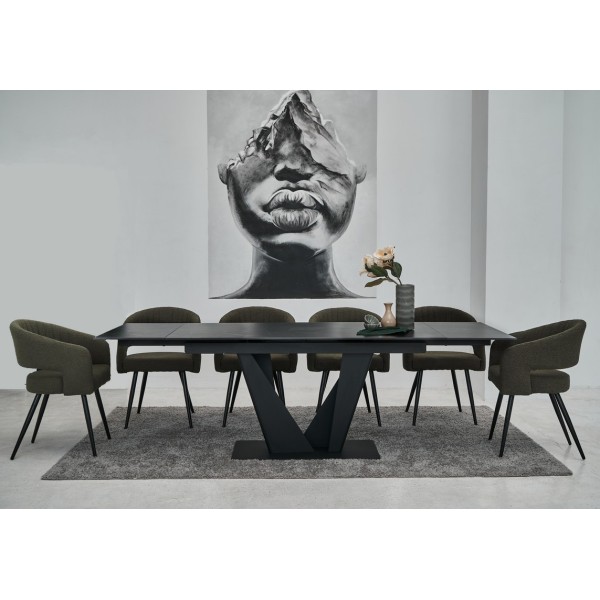 Стіл Алонцо TML-955 - сучасний розкладний стіл для кухні