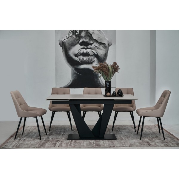 Стіл Алонцо TML-955 - сучасний розкладний стіл для кухні