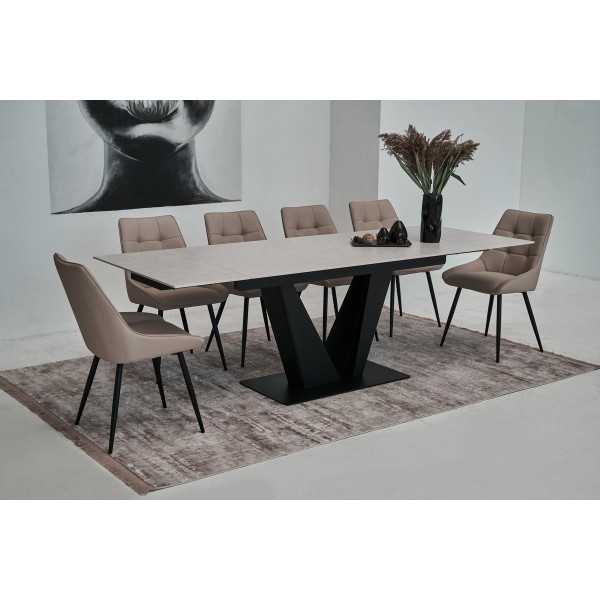 Стіл Алонцо TML-955 - сучасний розкладний стіл для кухні