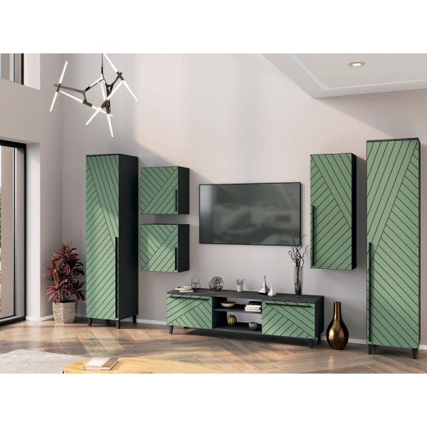 Пенал Лайн Х – сучасний пенал для спальні на ніжках